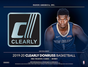 2019/20 Panini Clearly Donruss Basketball Hobby Box
