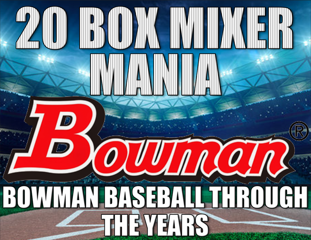 Bowman Baseball Through the Years 20 Box Mixer Mania #2 - RANDOM TEAMS