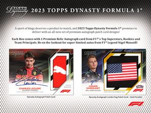 2023 Topps Dynasty Formula 1 Racing Hobby Box
