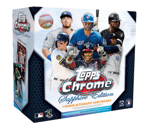 2020 Topps Chrome Sapphire Baseball 5 Box Break #19 - RANDOM TEAMS