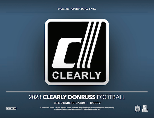 2023 Panini Clearly Donruss Football Hobby Box