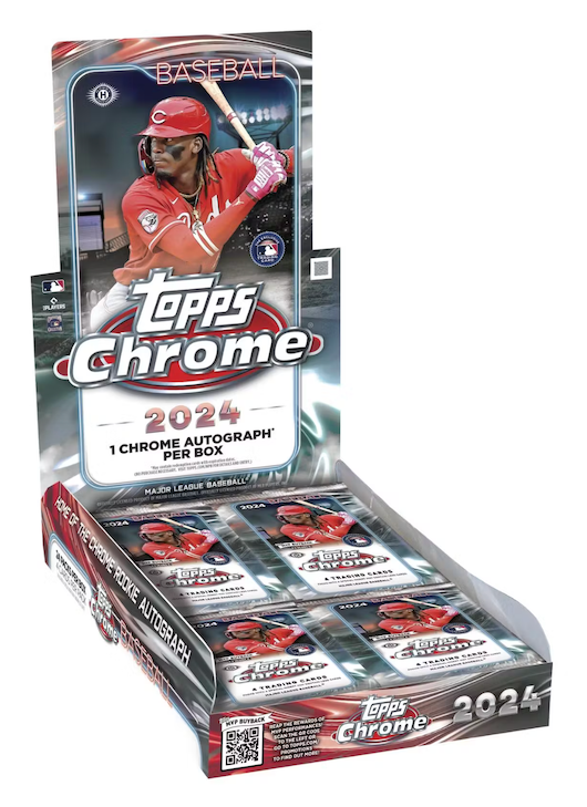 2024 Topps Chrome Baseball Hobby 12 Box Case Break 40 PICK YOUR TEAM