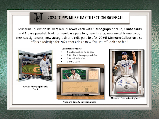 2024 Topps Museum Collection Baseball Hobby Box