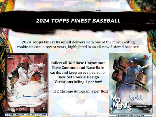 2024 Topps Finest Baseball Hobby Box