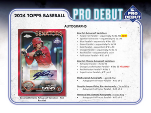 2024 Topps Pro Debut Baseball Hobby Box