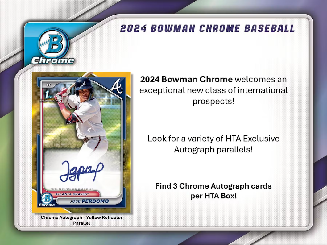 2024 Bowman Chrome Baseball HTA Choice Box