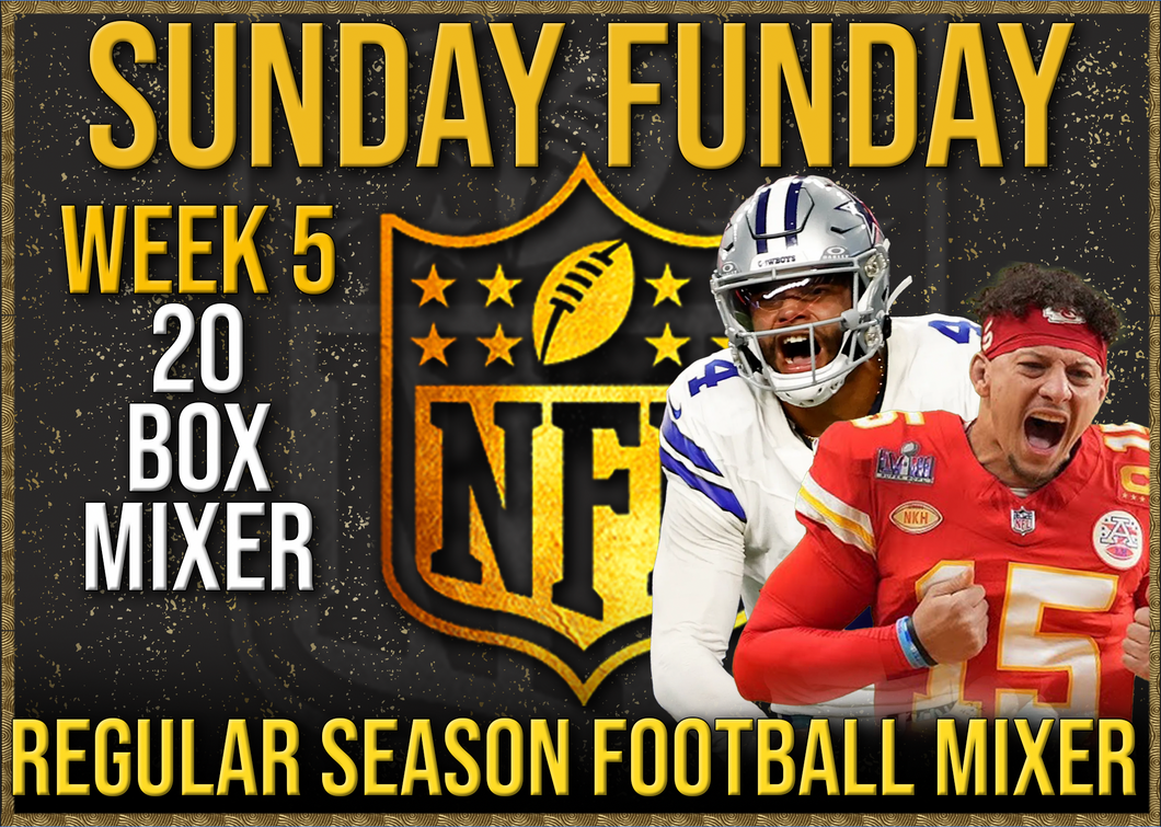 Sunday Funday NFL 20 Box Week 5 Regular Season Football Mixer - RANDOM TEAMS W/ A RE-ROLL!