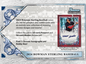 2024 Bowman Sterling Baseball Hobby 4 Box Break #34 - PICK YOUR TEAM