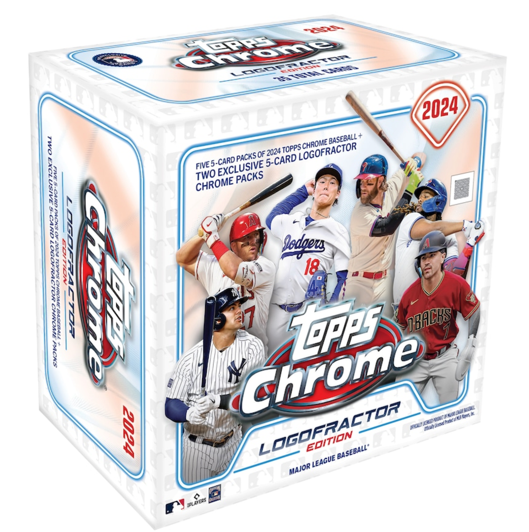 2024 Topps Chrome Baseball Logofractor Edition Box