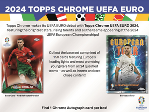 2023/24 Topps UEFA Euro Chrome Soccer Hobby Box