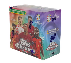 2023/24 Topps UEFA Euro Chrome Soccer Hobby 6 Box Half Case Break #21 - PICK YOUR TEAM