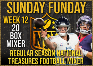 Sunday Funday NFL 20 Box Week 12 Regular Season National Treasures Football Mixer - RANDOM TEAMS