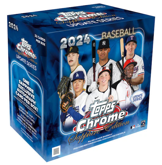 2024 Topps Chrome Update Baseball Jumbo & Sapphire 4 Box Baseball Mixer #1 - RANDOM TEAMS