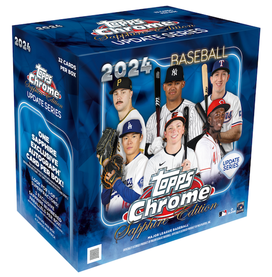 2024 Topps Chrome Update Baseball Sapphire Edition 3 Box Break #5 - RANDOM TEAMS