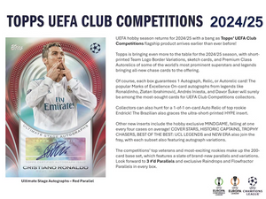 2024/25 Topps UEFA Club Competitions Soccer Hobby 6 Box Half Case Break #14 - RANDOM TEAMS