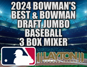 2024 Bowman's Best & Bowman Draft Jumbo Baseball 3 Box Mixer #4 - RANDOM TEAMS