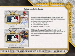 2024 Topps Transcendent Collection Baseball Hobby Case Break #21 - RANDOM HIT STYLE