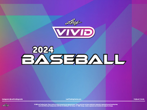 2024 Leaf Vivid Baseball Hobby 10 Box Case Break #4 - RANDOM TEAMS