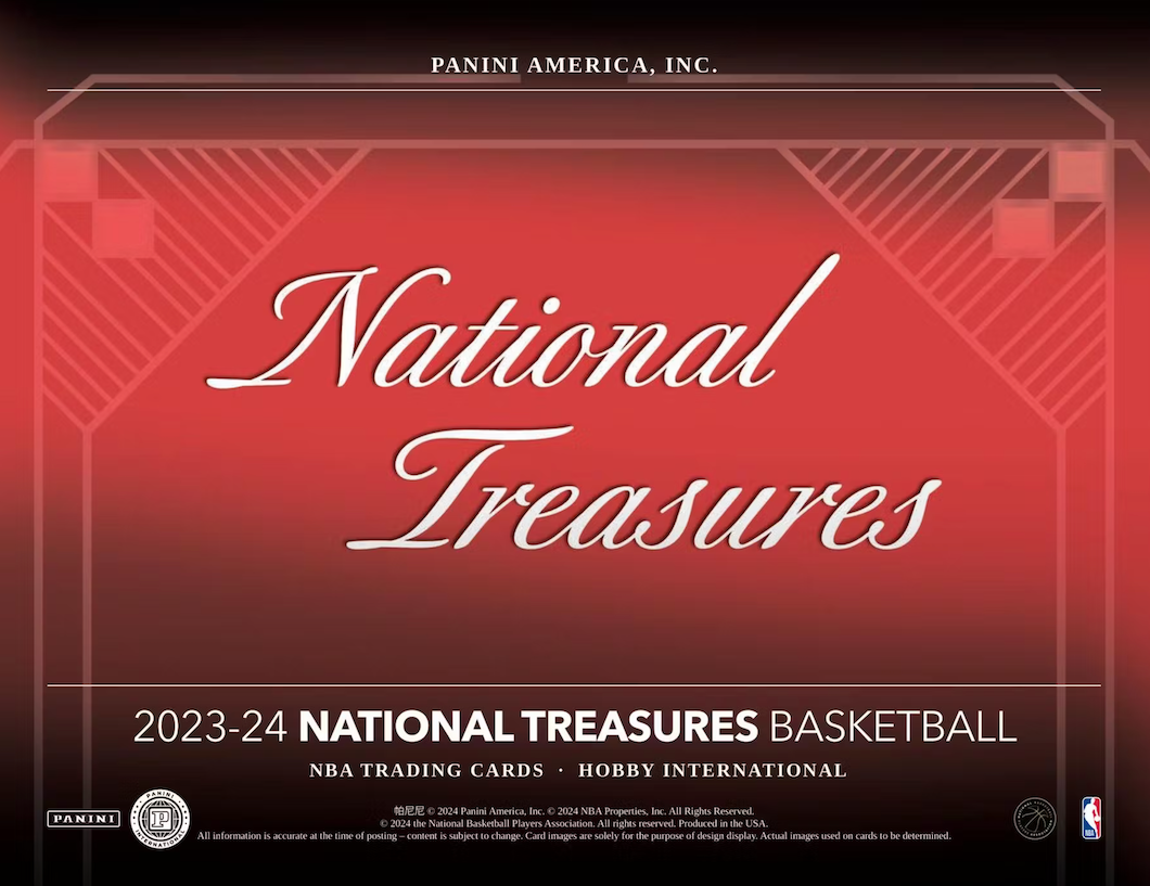 2023/24 Panini National Treasures Basketball International Hobby Box
