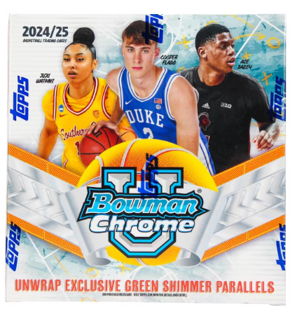 2024/25 Bowman Chrome University Basketball Mega Box