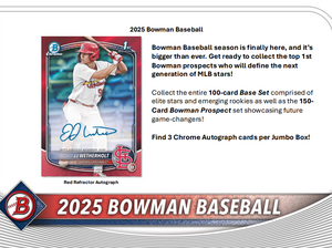 2025 Bowman Baseball Jumbo 8 Box Case Break #1 - PICK YOUR TEAM