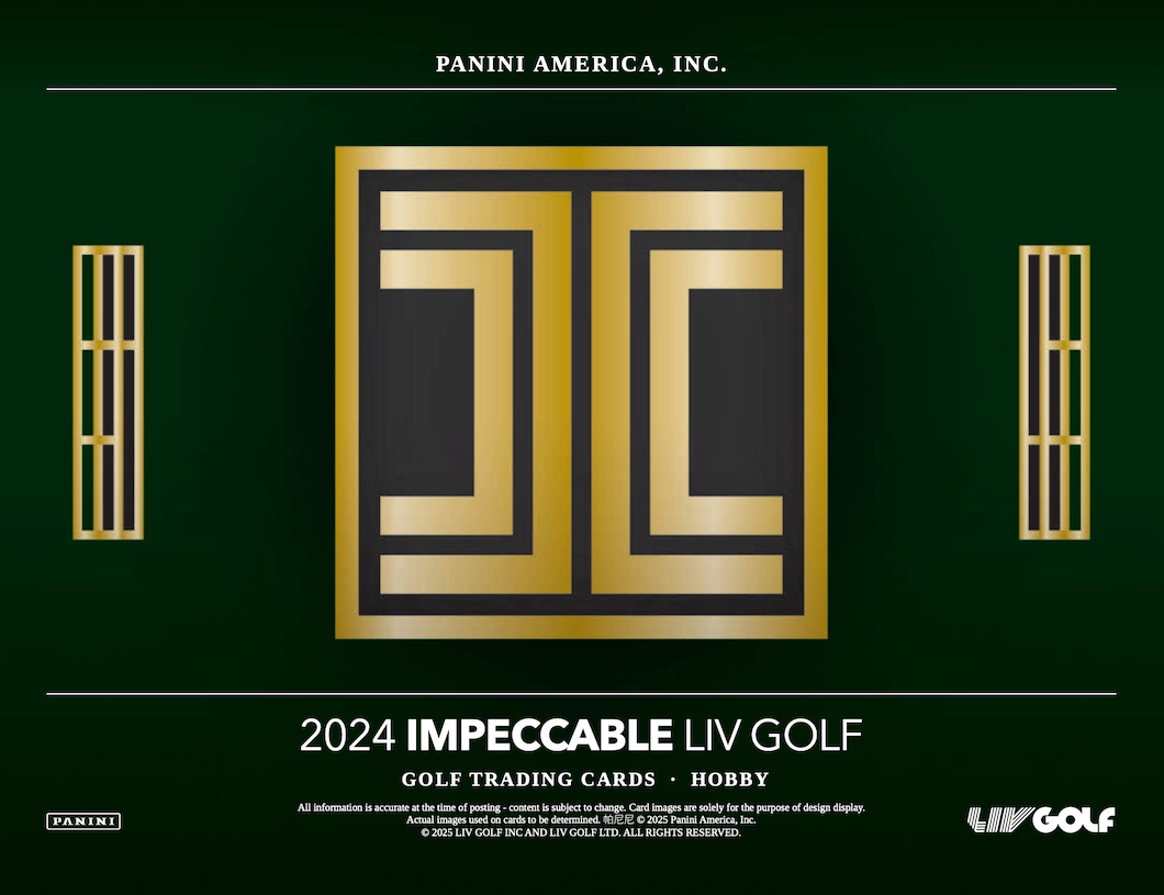 2024 Panini Impeccable LIV Golf Hobby Box