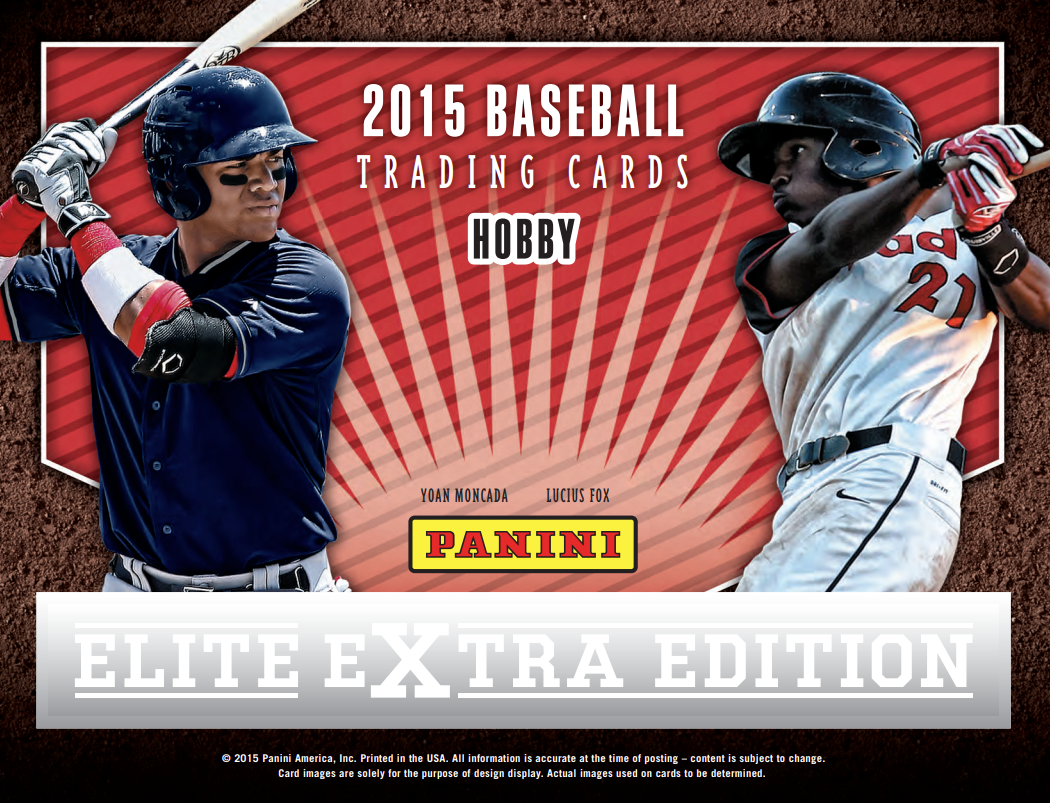 2015 Panini Elite Extra Edition Baseball Hobby Box