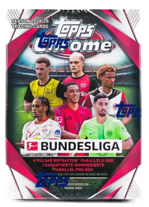 2024/25 Topps Chrome Bundesliga Soccer Blaster Box