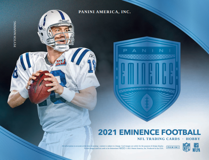 2021 Panini Eminence Football Hobby Case Break #33 - RANDOM PLAYER STYLE (SIGNED HELMET PROMO!)
