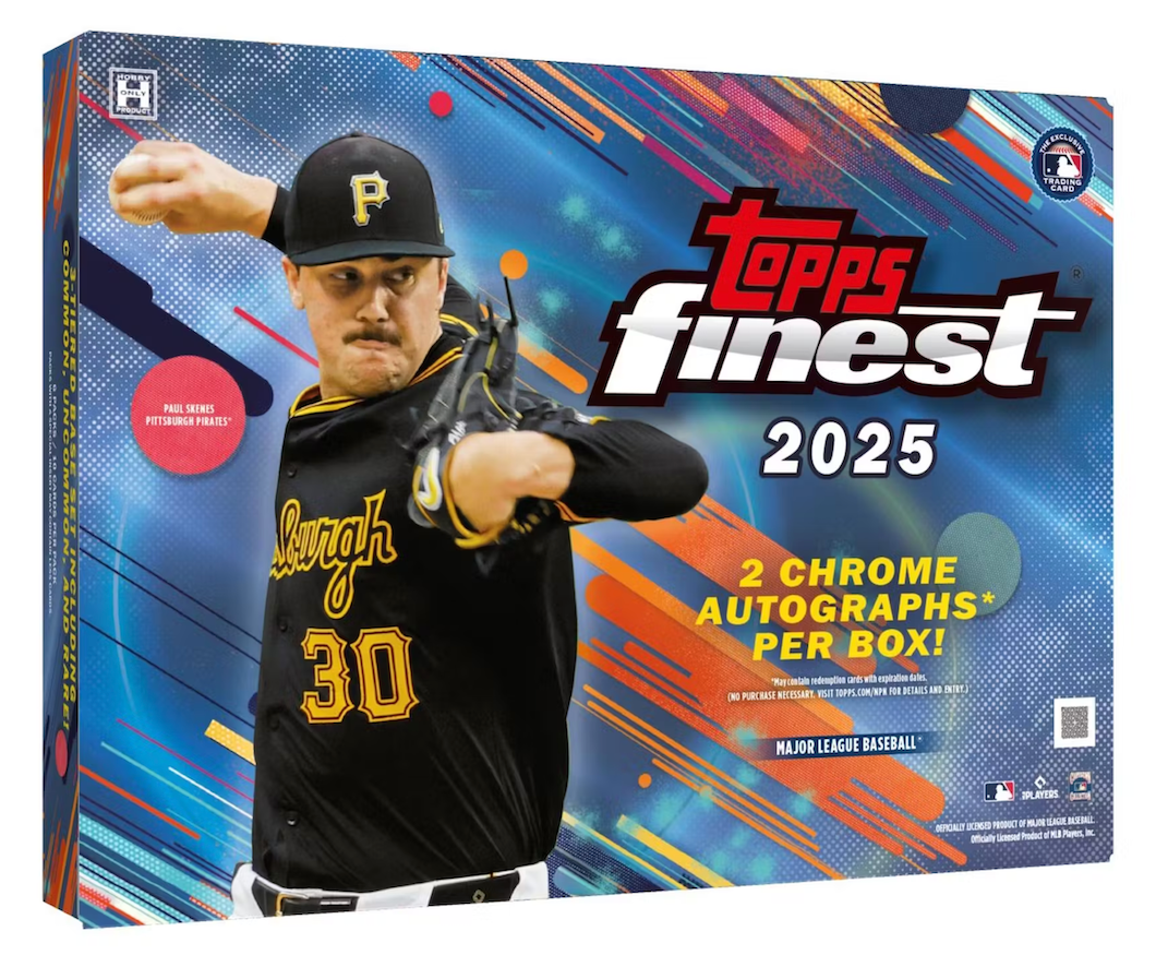 2025 Topps Finest Baseball Hobby 8 Box Case Break #35 - PICK YOUR TEAM