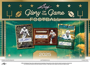 2025 Leaf Glory of the Game Football Hobby Box