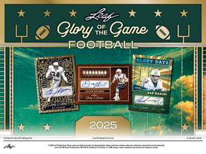 2025 Leaf Glory of the Game Football Hobby 10 Box Case Break #4 - RANDOM DIVISIONS