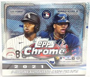 2021 Topps Chrome Baseball Jumbo HTA Box