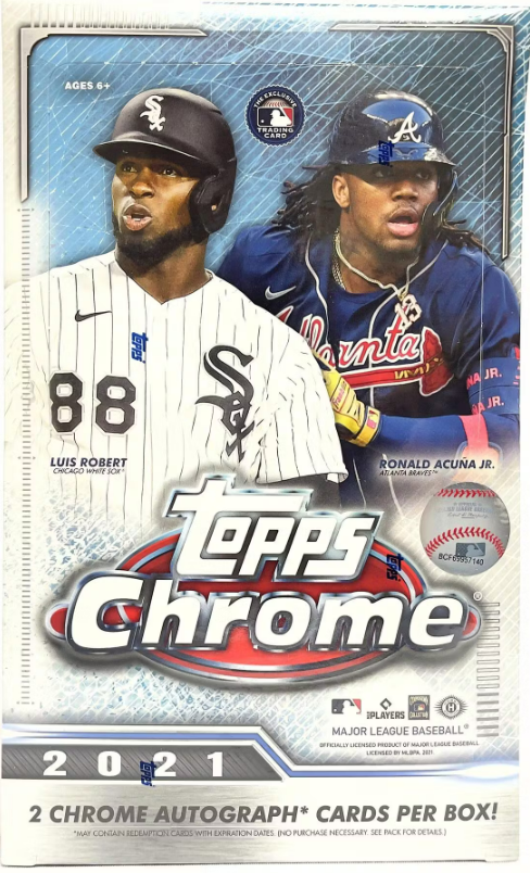 2021 Topps Chrome Baseball Hobby Box