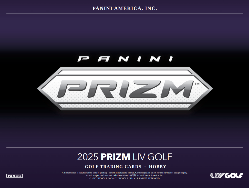 2025 Panini Prizm LIV Golf Hobby Box