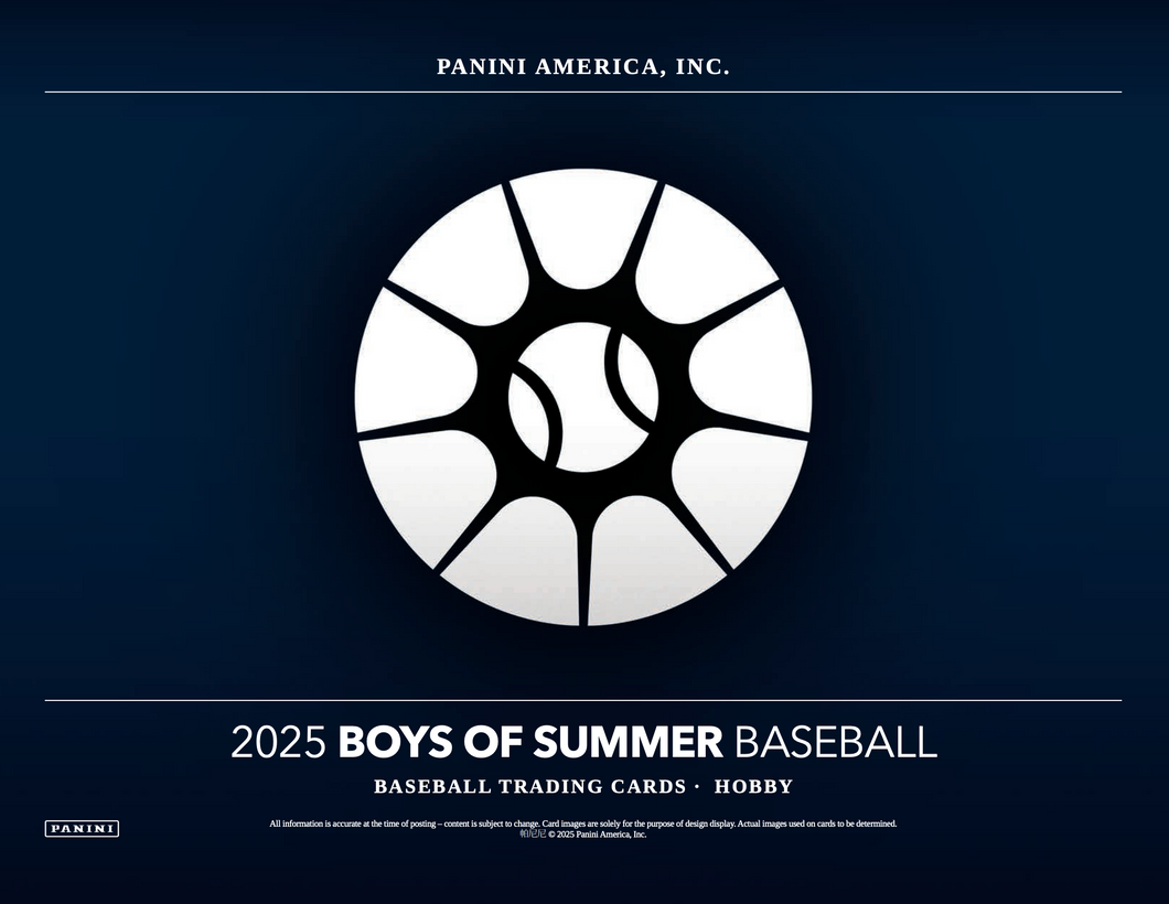 2025 Panini Boys of Summer Baseball Hobby 8 Box Case Break #1 - RANDOM TEAMS