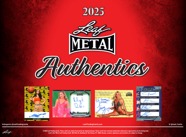 2025 Leaf Metal Authentics Box