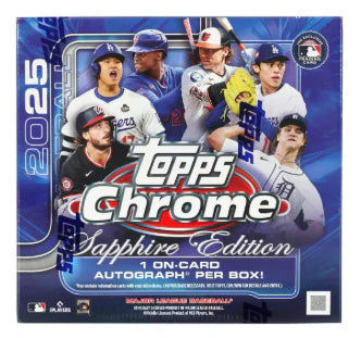2025 Topps Chrome Baseball Sapphire Edition 10 Box Case Break #1 - RANDOM TEAMS