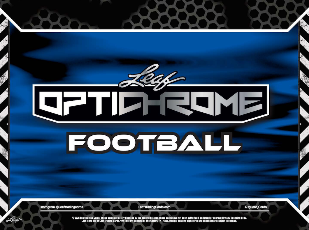 2025 Leaf Optichrome Football JUMBO Box