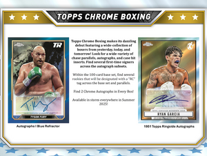 2024 Topps Chrome Boxing Hobby 12 Box Case Break #6 - RANDOM BOX STYLE (12 SPOTS)