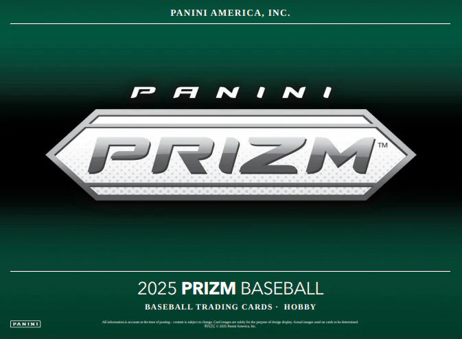 2025 Panini Prizm Baseball Hobby Box