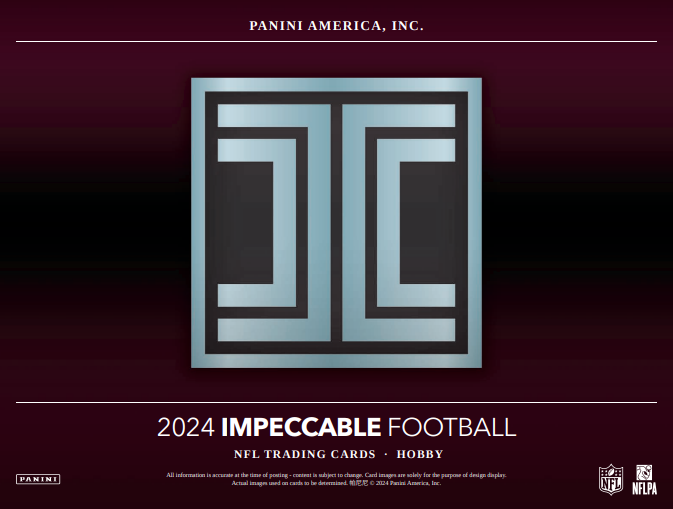 2024 Panini Impeccable Football Hobby 3 Box Case Break #5 - RANDOM TEAMS