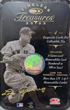 2003 Donruss Timeless Treasures Baseball Hobby Box (Tin)