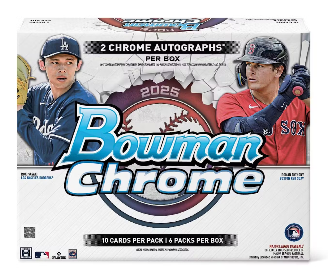 2025 Bowman Chrome Baseball Hobby Box