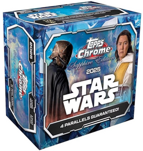 2025 Topps Star Wars Chrome Sapphire Edition Box