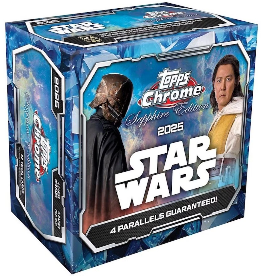 2025 Topps Star Wars Chrome Sapphire Edition Box