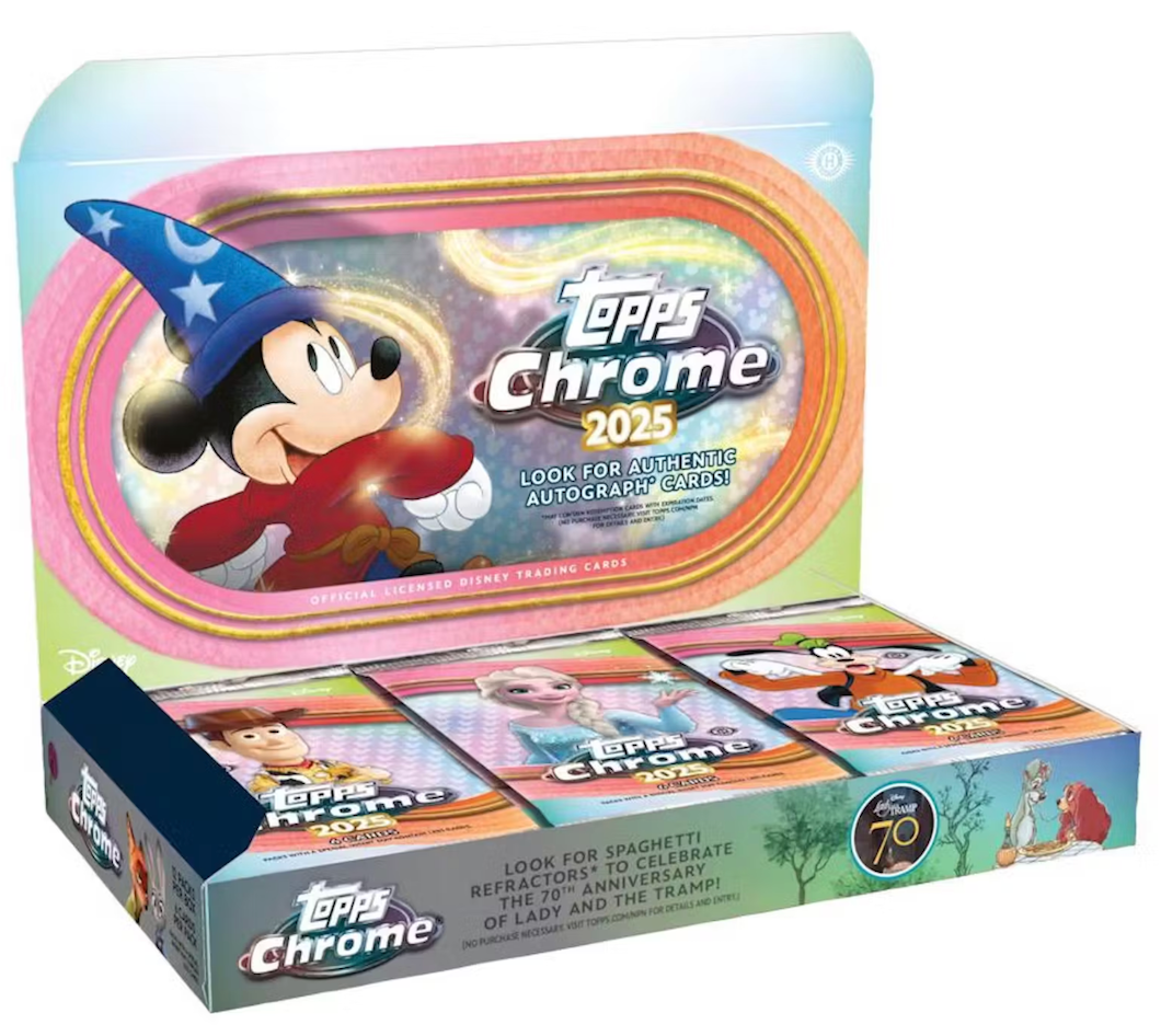2025 Topps Chrome Disney Hobby 12 Box Case Break #4 - PICK YOUR MOVIE/CHARACTER
