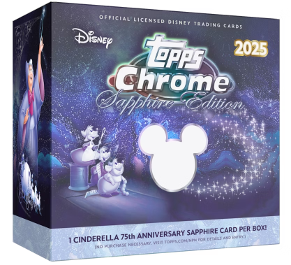 2025 Topps Chrome Disney Sapphire Edition Box