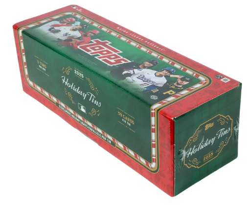2025 Topps Holiday Baseball 3 Tin Box