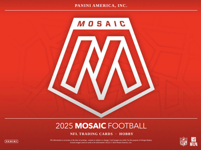 2025 Panini Mosaic Football Hobby 6 Box Break #11 - PICK YOUR TEAM